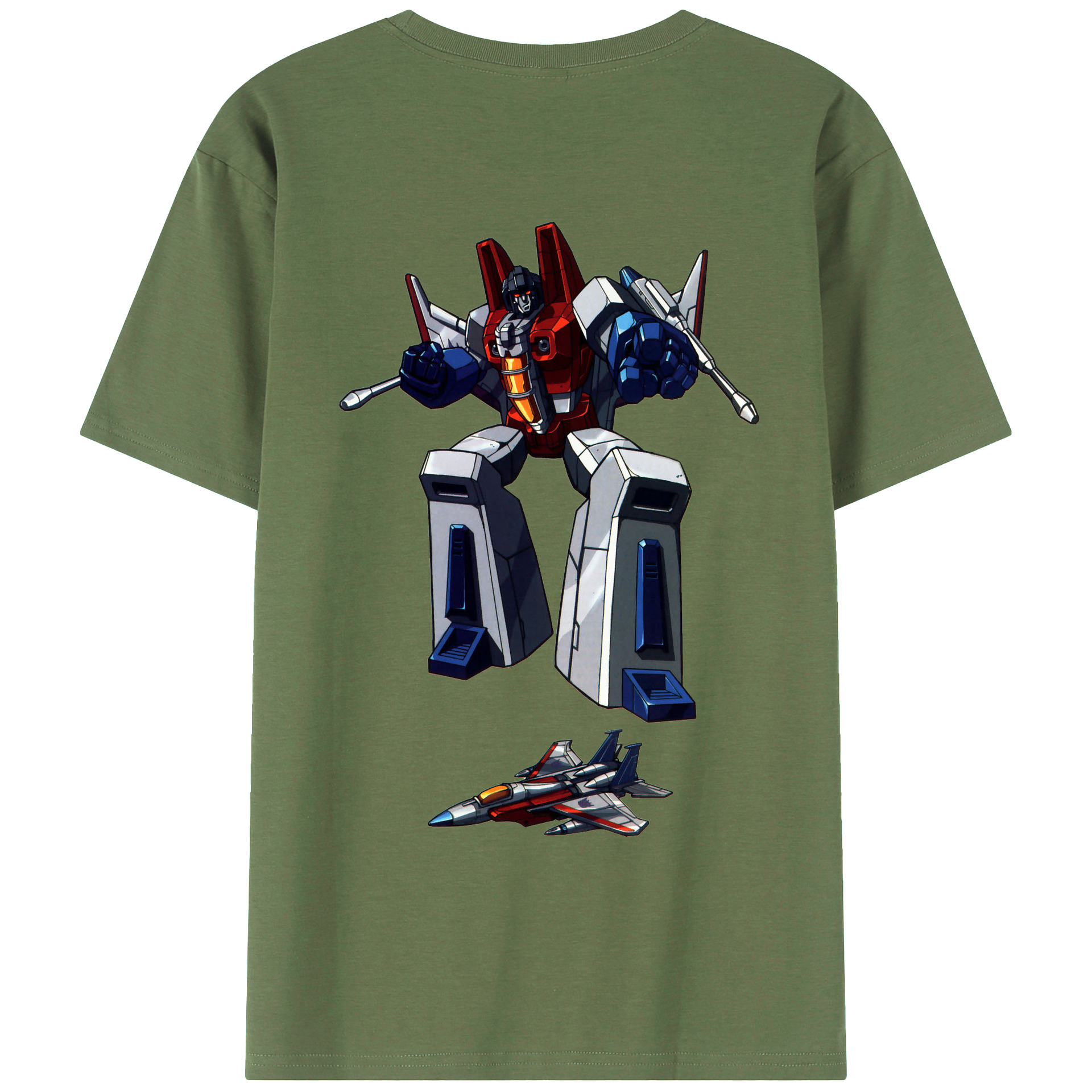 （画像用）  綿100％ メンズ半袖Tシャツ（バックプリント） 通気性